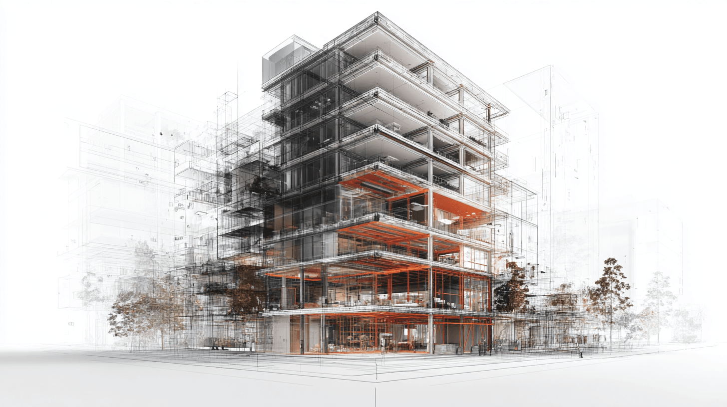 Energy Efficiency & Retrofit Twin grayscale magnified