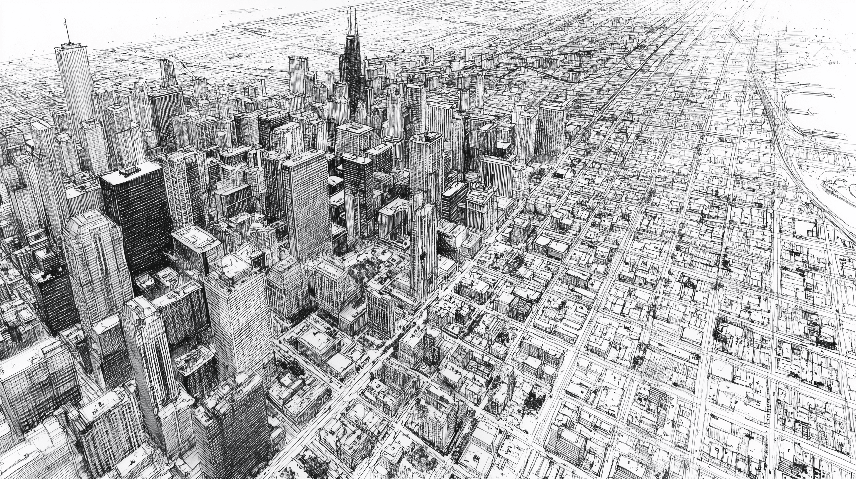 Urban Heat & Resilience Twin grayscale magnified